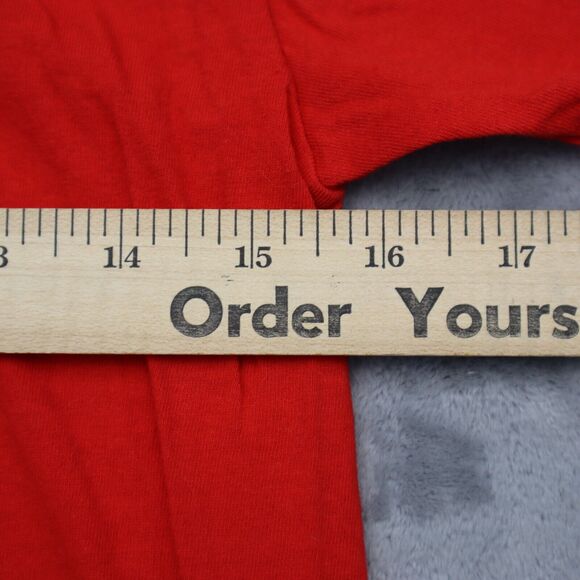 Elf Shirt Boys S Red Short Sleeve Crew Neck Graphic Print Cotton Casual Tee - Picture 4 of 14